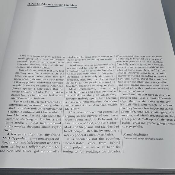 Newish Jewish Encyclopedia From Abraham to Zabar's & Everything in Between HC - Picture 8 of 13
